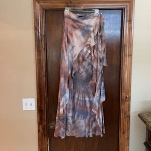 Gorgeous wrap around tie dye skirt
